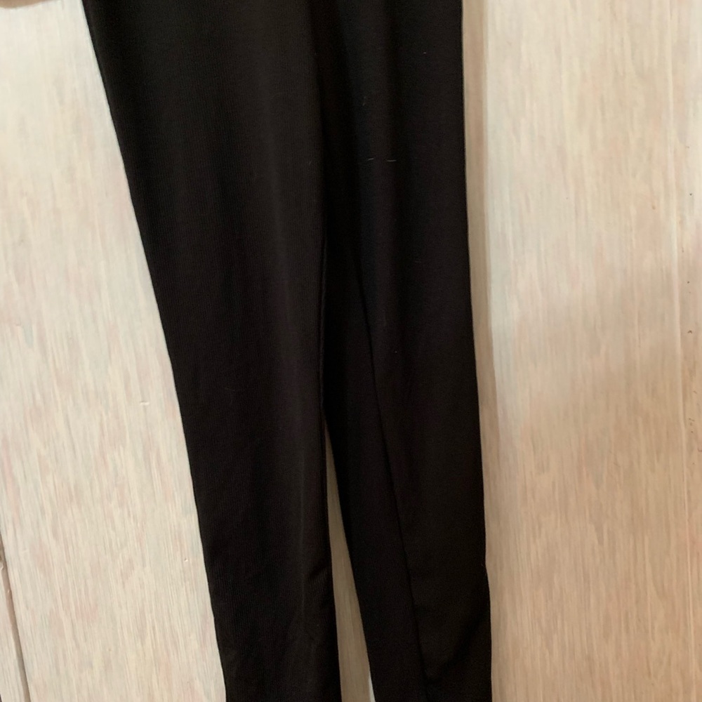 Black Long Sleeve Full Length Jumpsuit